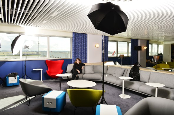 Animation Photocall Air France Aeroport Paris Charles de Gaulle Lensman
