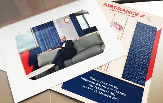 Animation Photocall Air France Aeroport Paris Charles de Gaulle Lensman