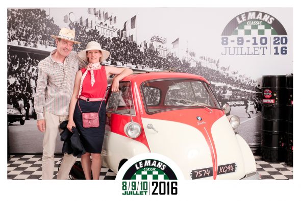 Animation Photocall Retro Le Mans Classic Peter Auto Circuit h Motul Lensman