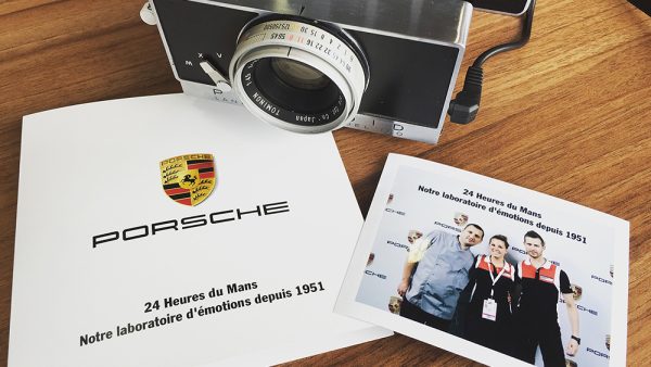 Animation Polaroid Retro Vintage Pochette Porsche France h Mans Lensman
