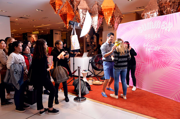 Photocall Galeries Lafayette Boulevard Haussman Lensman