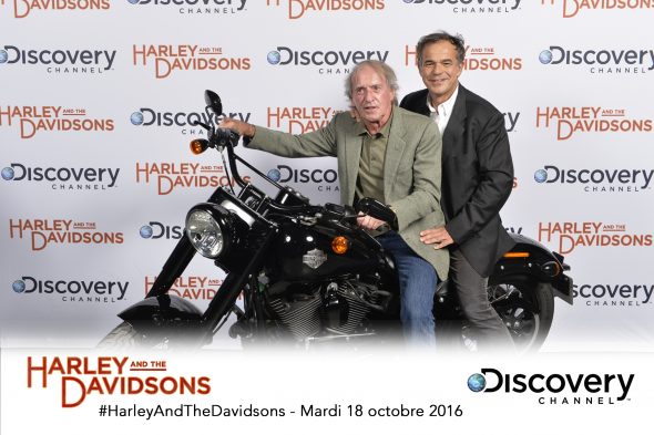 Photocall Polaroid Retro Harley And The Davidson Discovery Channel Eurosport Lensman
