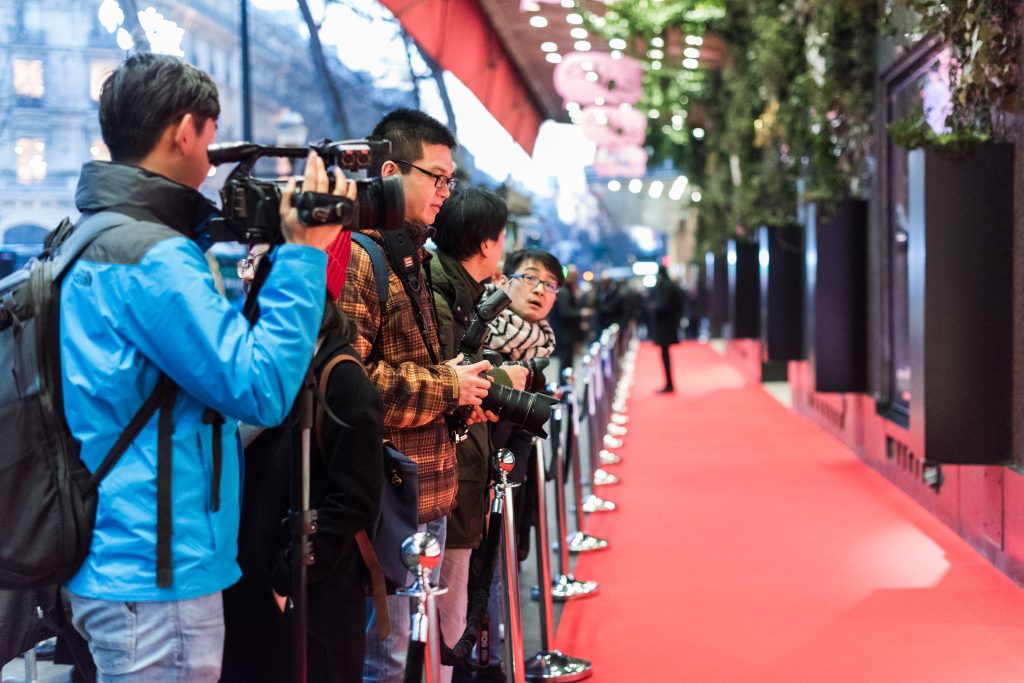 Reportage Photo Photocall Inauguration Vitrines Galeries Lafayette Haussman Paris Lensman