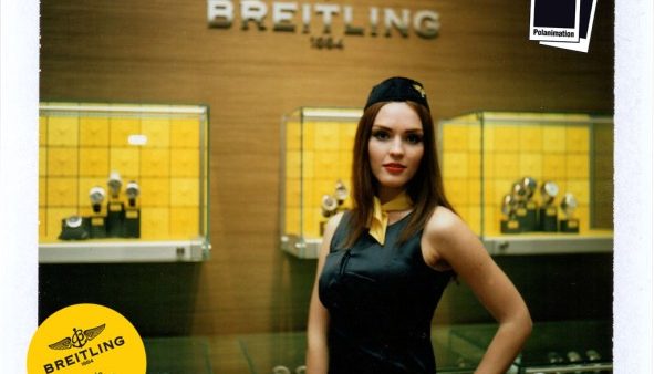 Animation Polaroid Breitling hotesse Lensman