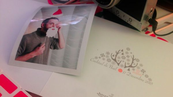 Photocall Polaroid Christmas Party Jaeger Lecoultre Suisse Lensman