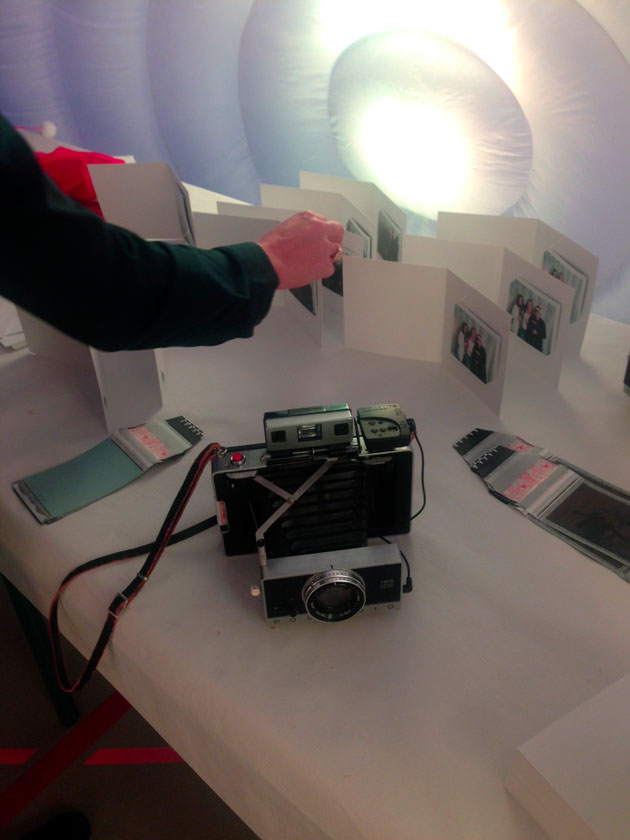 Photocall Polaroid Christmas Party Jaeger Lecoultre Suisse Lensman