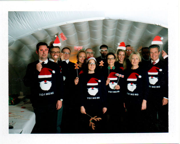 Photocall Polaroid Christmas Party Jaeger Lecoultre Suisse Lensman