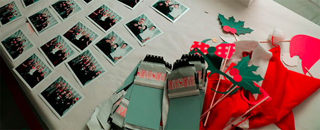 Photocall Polaroid Christmas Party Jaeger Lecoultre Suisse Lensman