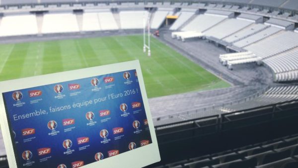 Photocall Polaroid stade De France SNCF Euro Lenman