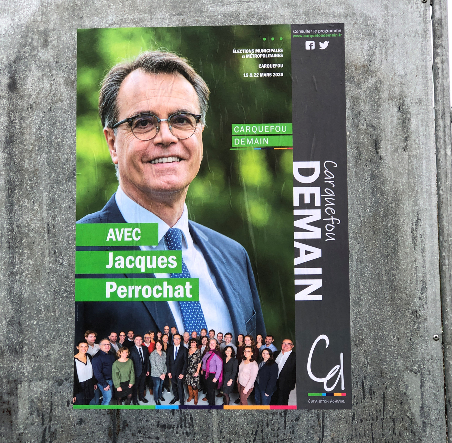 profession de foi politique Jacques Perrochat carquefou loire atlantique