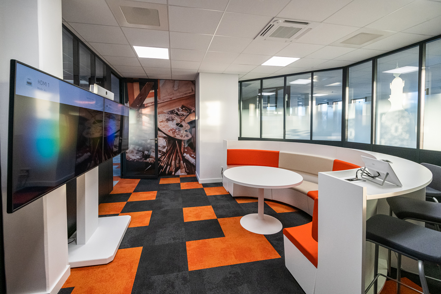 reportage photo nouveaux locaux I BP informatique banque populaire nantes