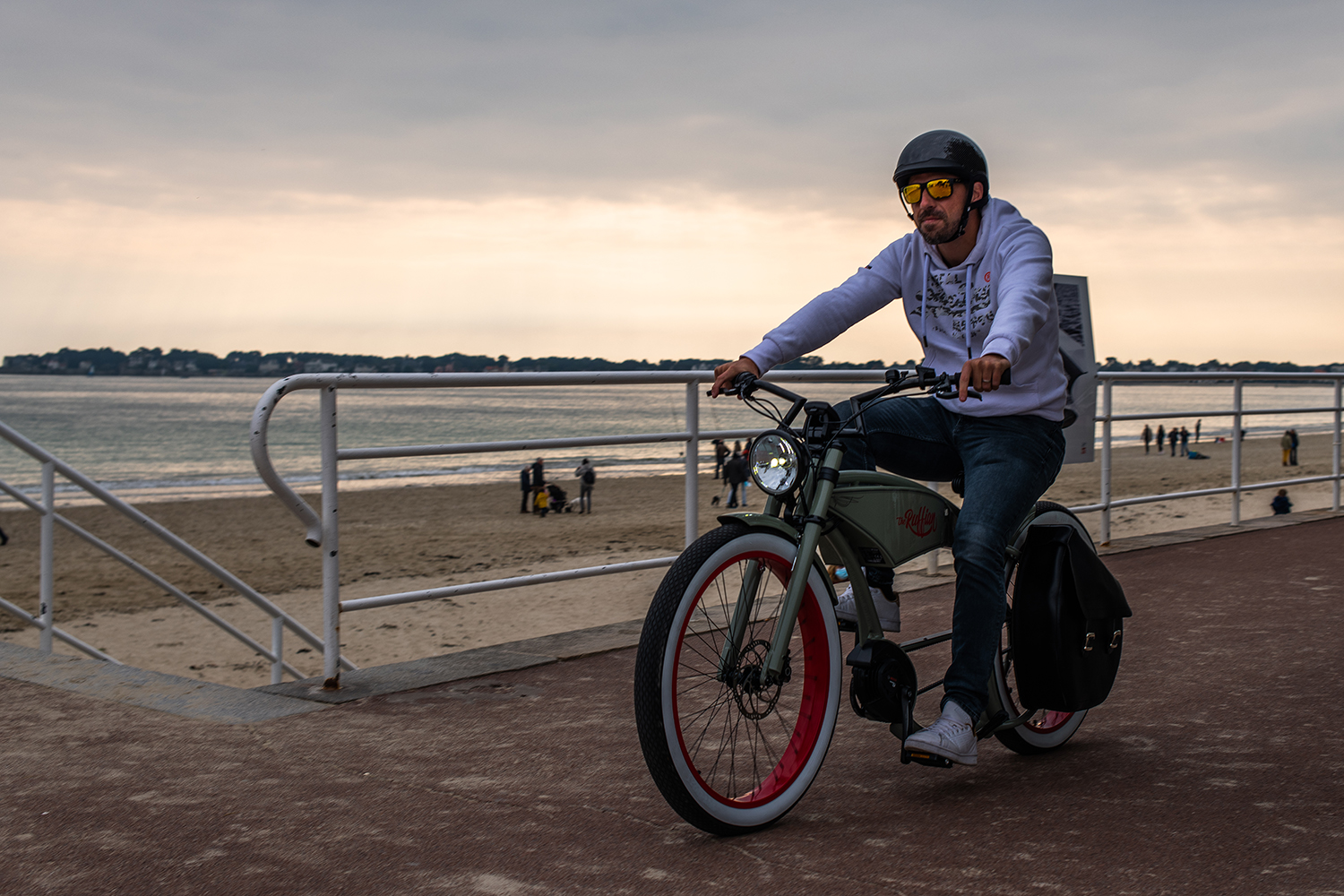 custome plage Reportage photo pub velo Royom Nantes La Baule Lensman