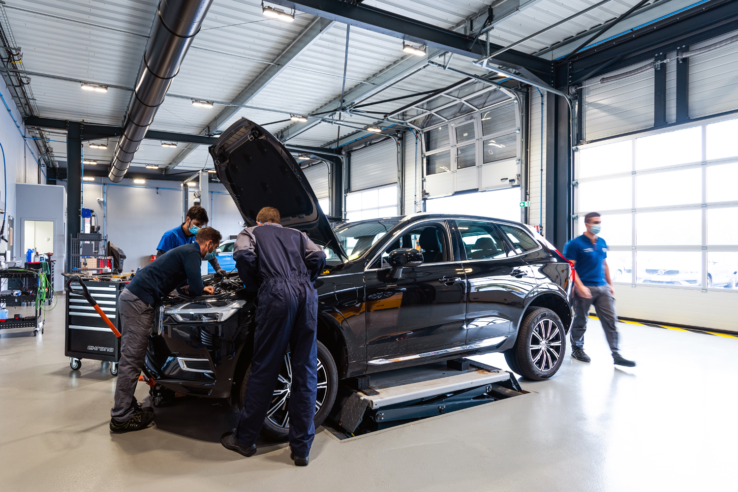 reportage photo concessionnaire automobile Volvo Lensman