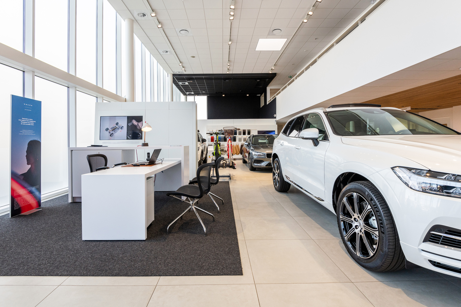 reportage photo concessionnaire automobile Volvo Lensman