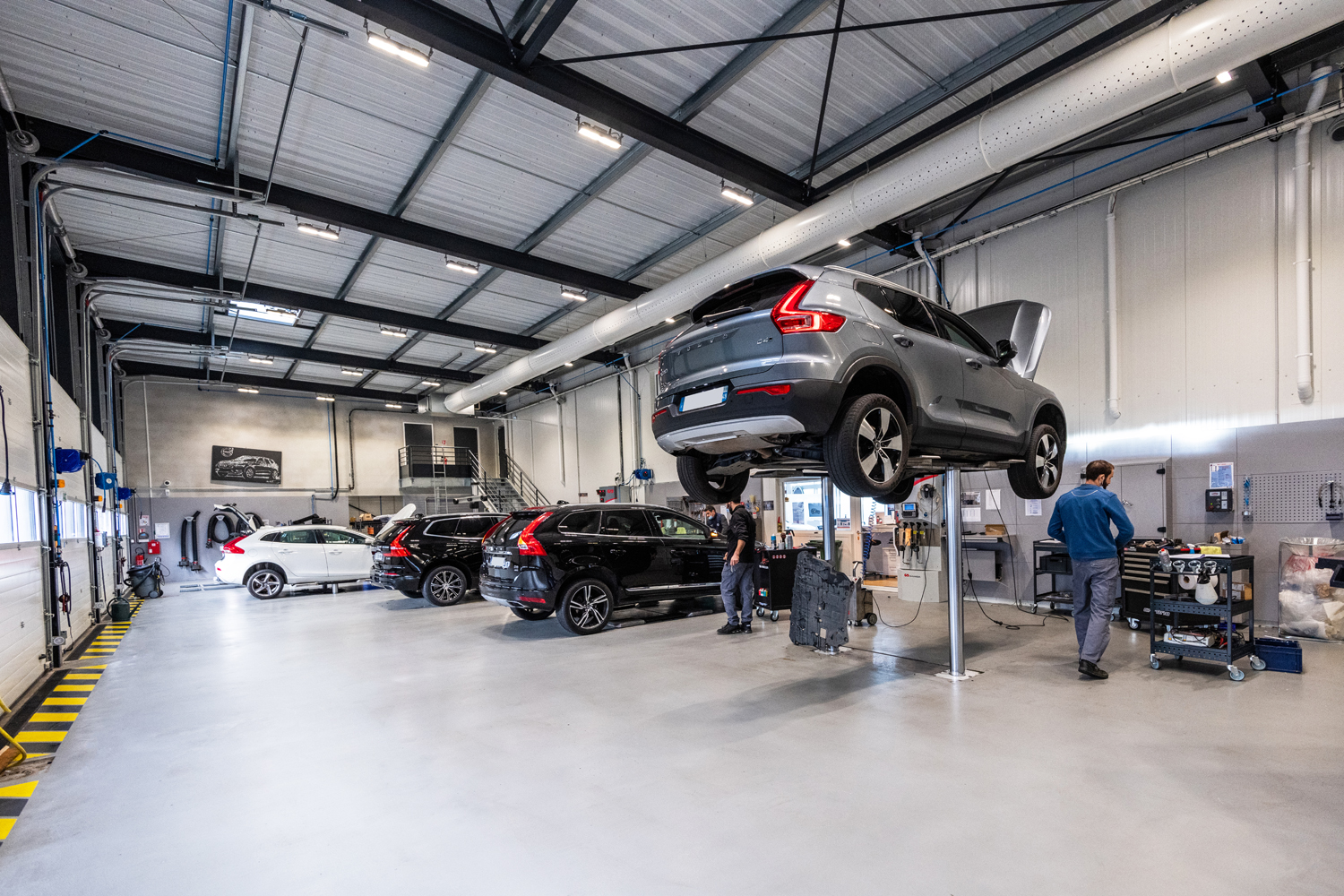 reportage photo concessionnaire automobile Volvo Lensman