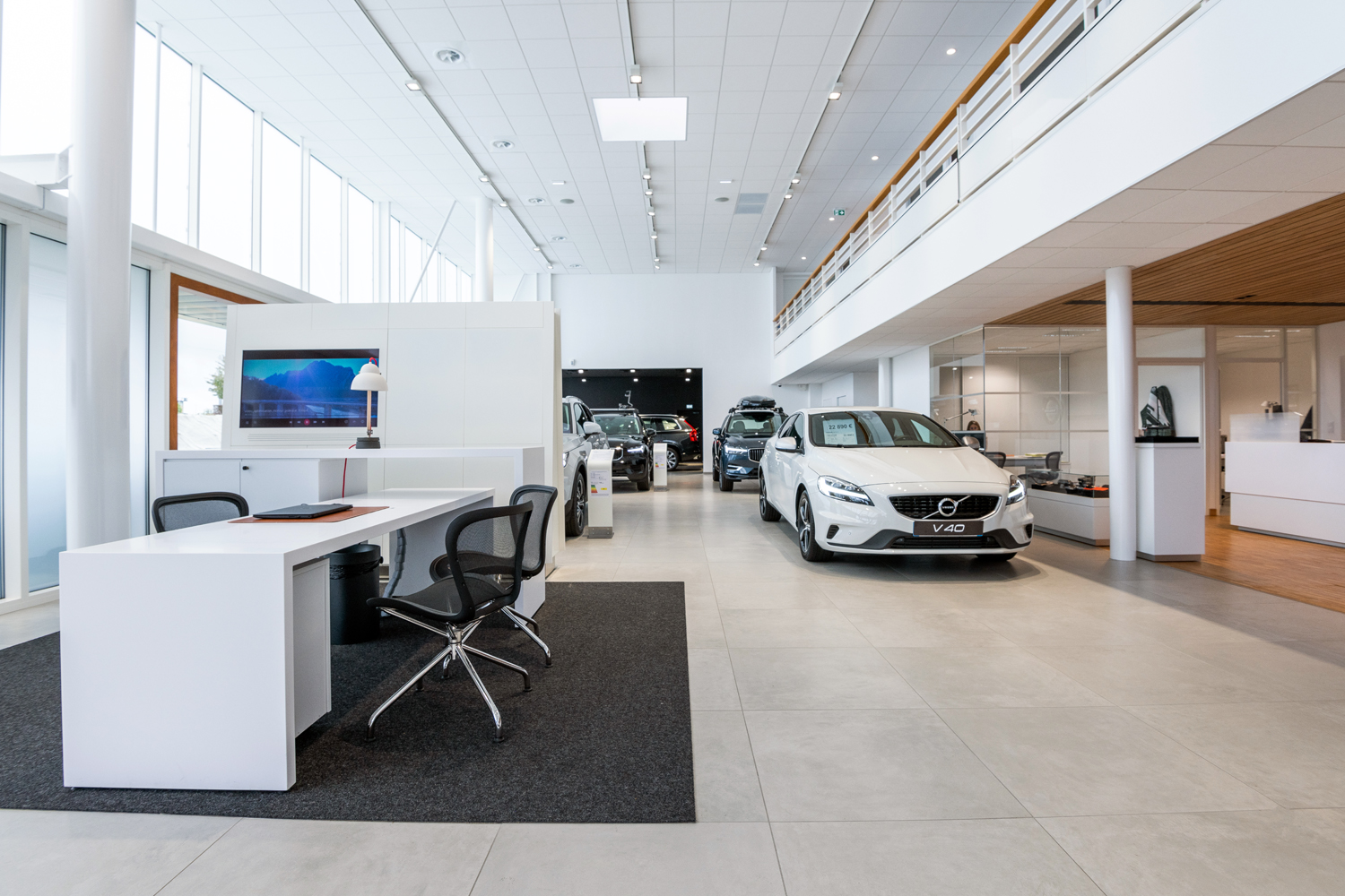 reportage photo concessionnaire automobile Volvo Lensman