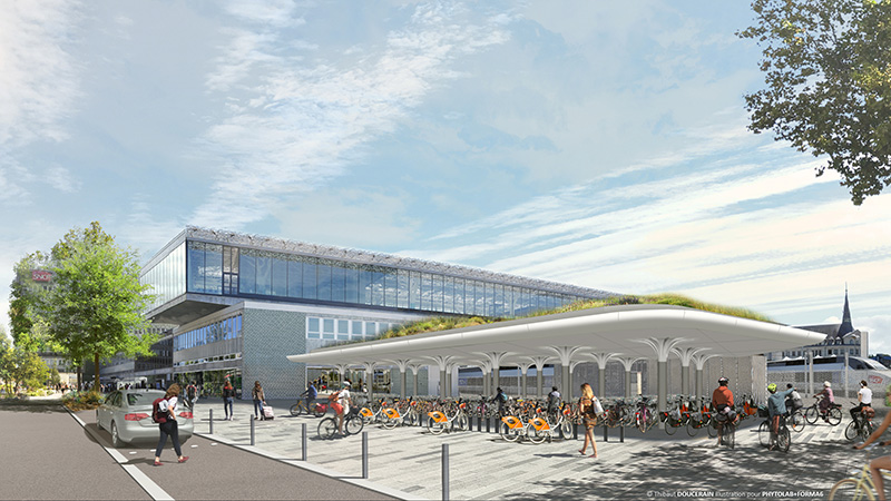 shooting palissade chantier Cyclo Station gare nord nantes metropole Lensman Nouvelle Vague