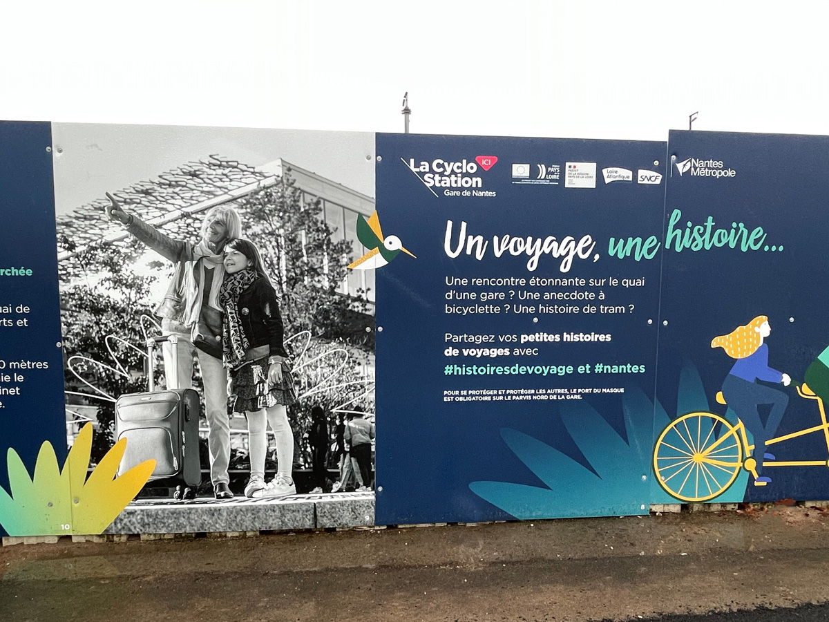 shooting palissade chantier Cyclo Station gare nord nantes metropole Lensman Nouvelle Vague