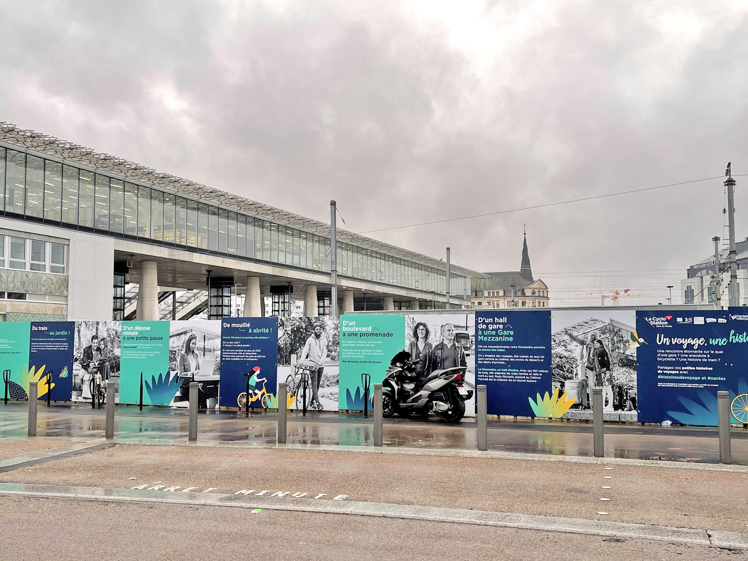 shooting palissade chantier Cyclo Station gare nord nantes metropole Lensman Nouvelle Vague