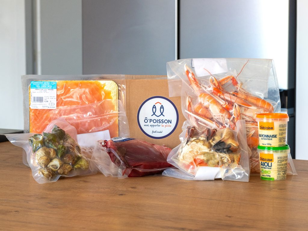packaging livraison conditionnement Poisson food nature morte cuisine pêcheurs ÔPoisson