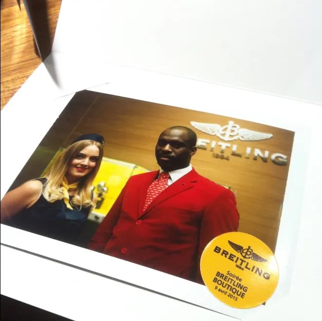 Animation Polaroid Breitling hotesse Lensman Pascal Gentil