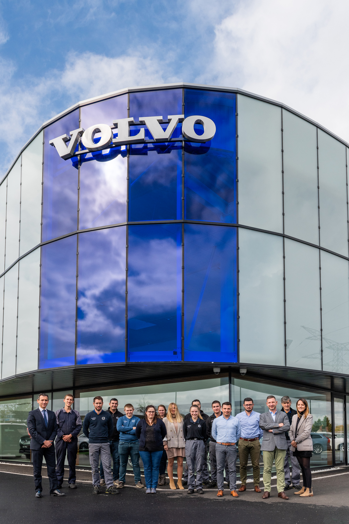 reportage photo concessionnaire automobile Volvo Lensman